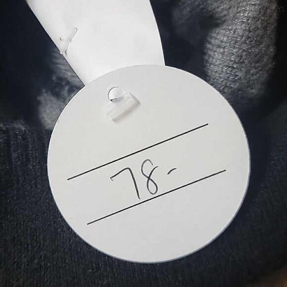 HAUTE SHORE COLORADO BLACK AND GRAY WOOL BLEND SLOUCHY BEANIE HAT- NEW - Picture 6 of 8